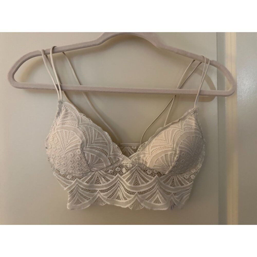 Target Auden Ivory Lace Padded Bralette `Women's Sz XS